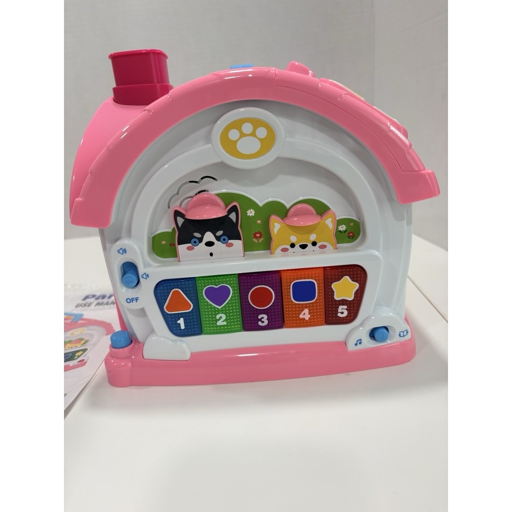 Baoli Dreaming Party Educational Animal House Activity Toy Pink, 18M+ Bilingual